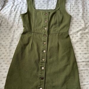 Urban Outfitters Green Sheath Mini Dress